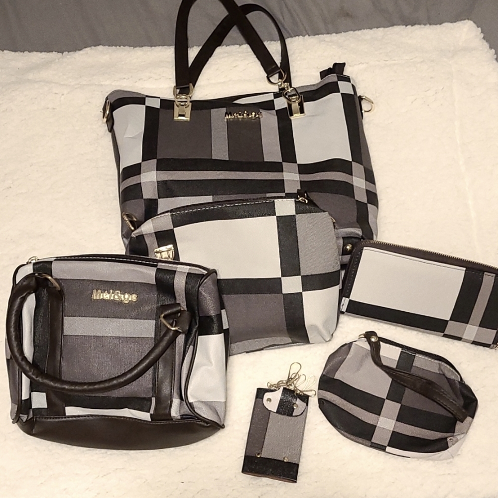 Shein 6 pc, Brown and Black